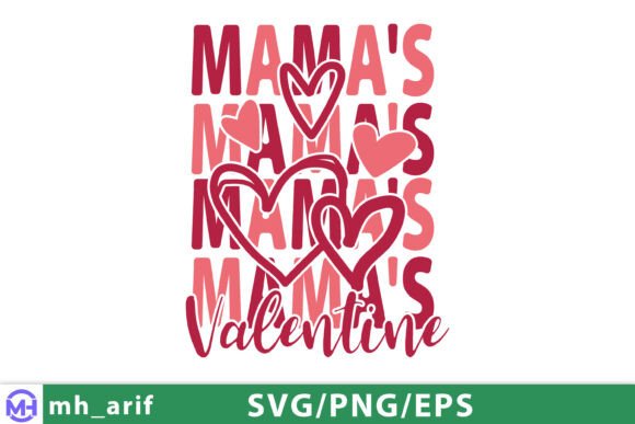 Cute and Charming: Mama’s Valentine SVG Design