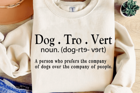 Exploring Dogtrovert Definition SVG, Dog Mom Png