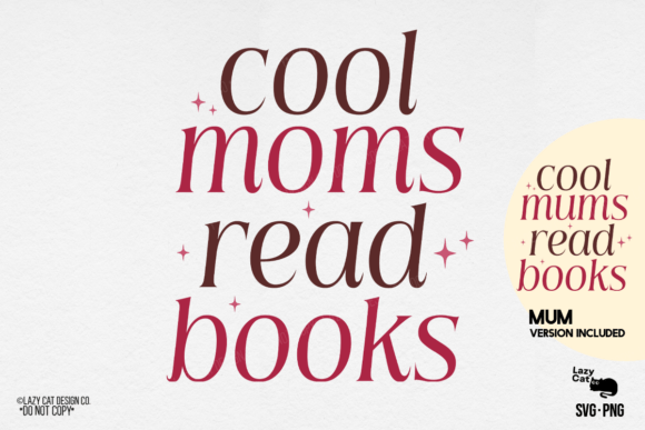 Mama Mom Mother Book SVG PNG: A Versatile Design