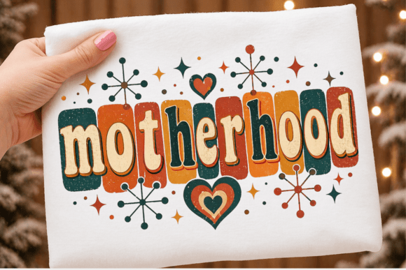 Retro Motherhood SVG PNG: A Versatile Mom Design