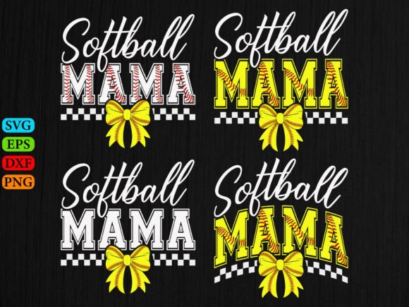 Softball Mama SVG for Sports Moms